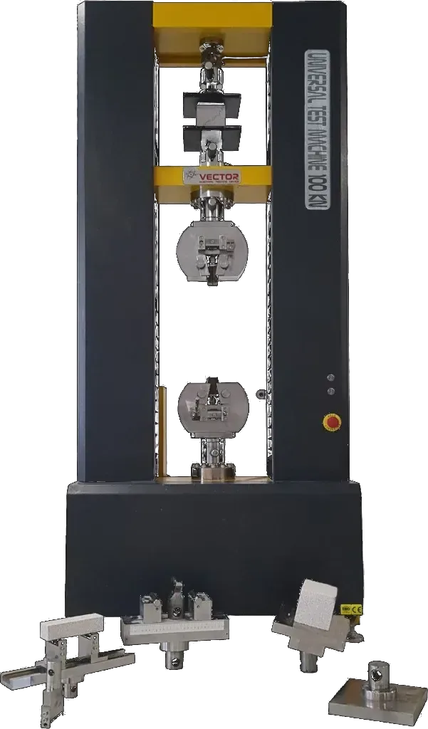 Universal Testing Machine (100 kN) with grips and fixtures