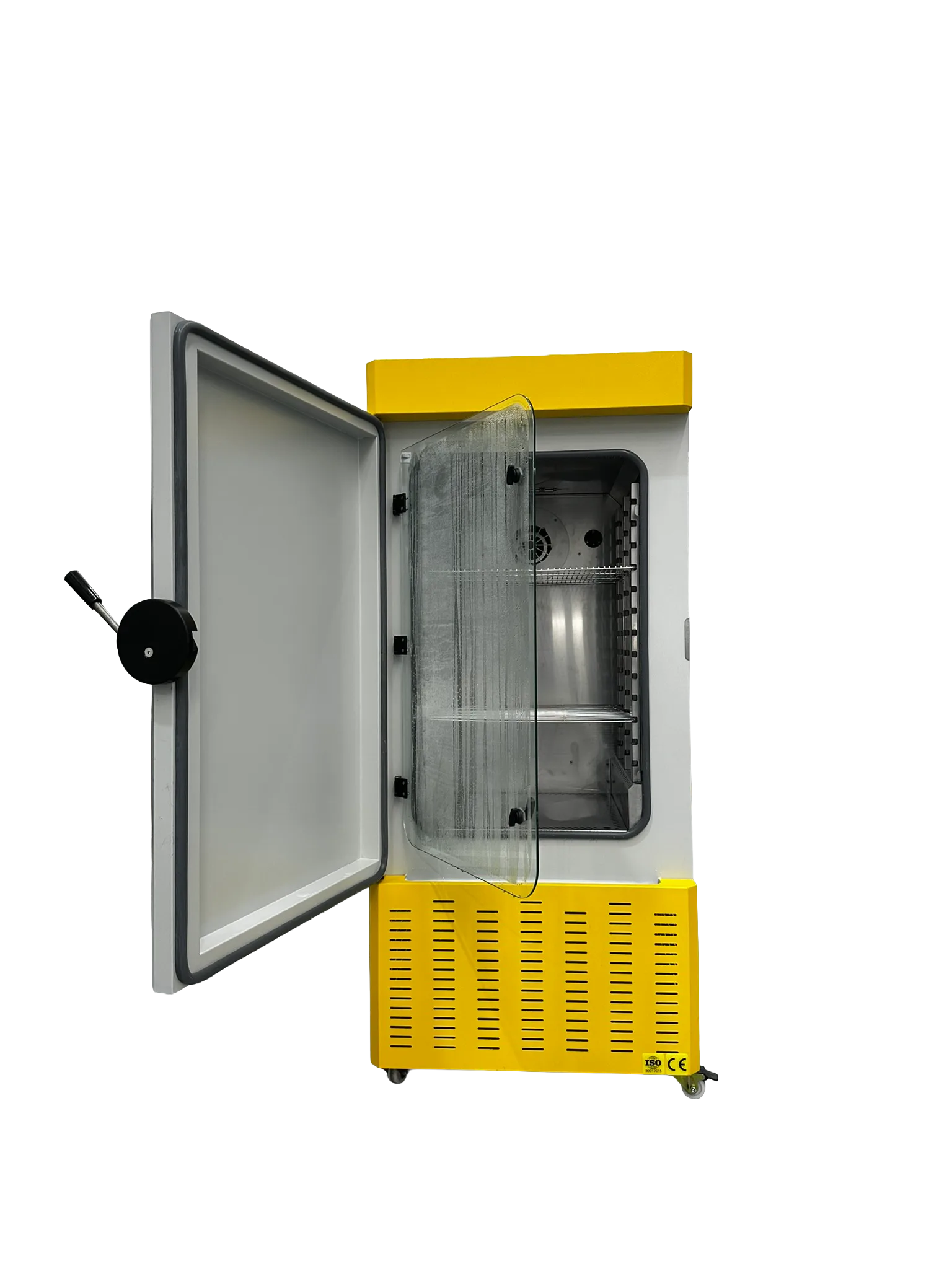 Vector VTR-1034 iklimlendirme kabini — iç raf ve çalışma hacmi