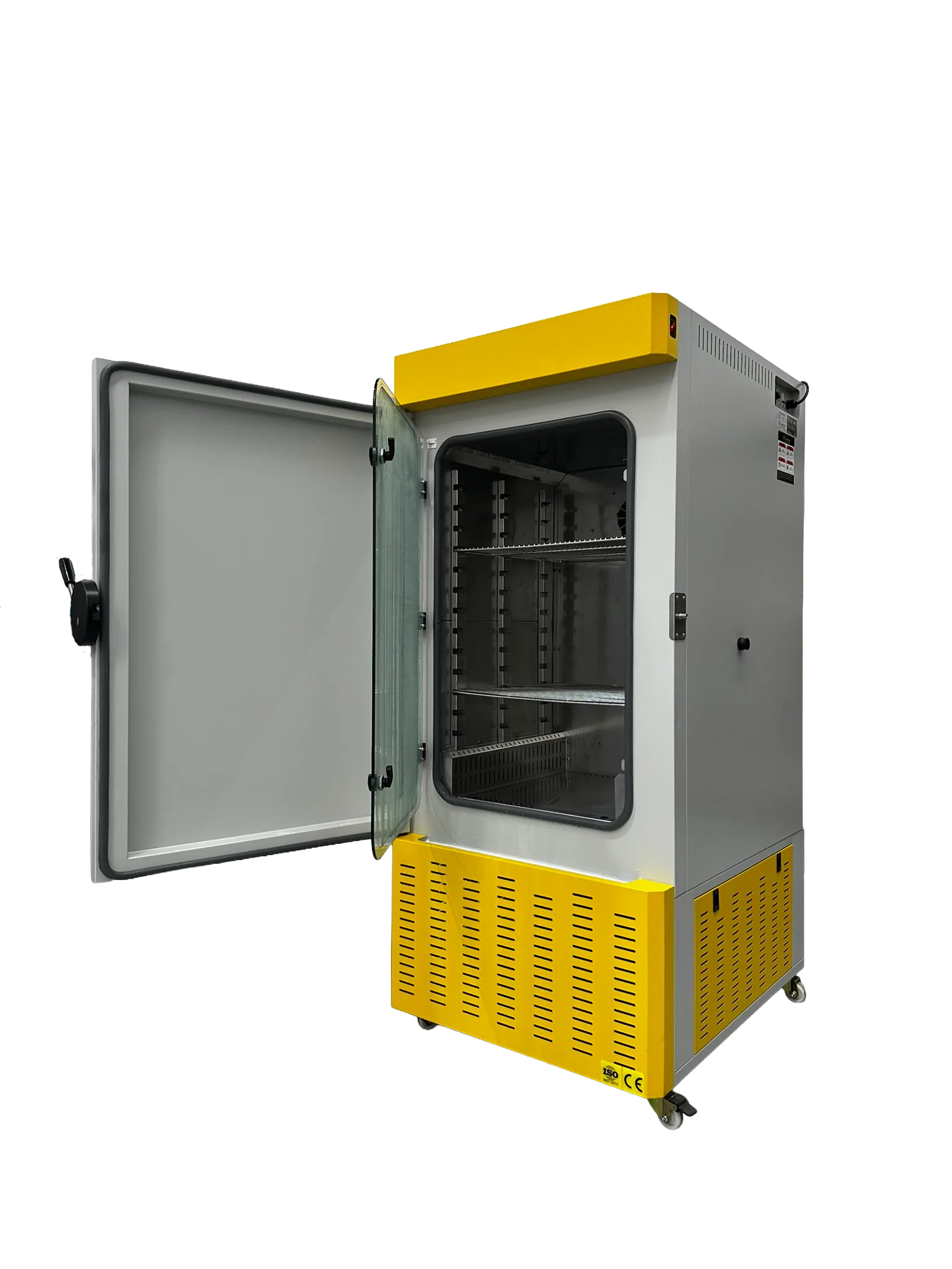 Vector VTR-1034 iklimlendirme kabini — dokunmatik HMI ve kontrol paneli