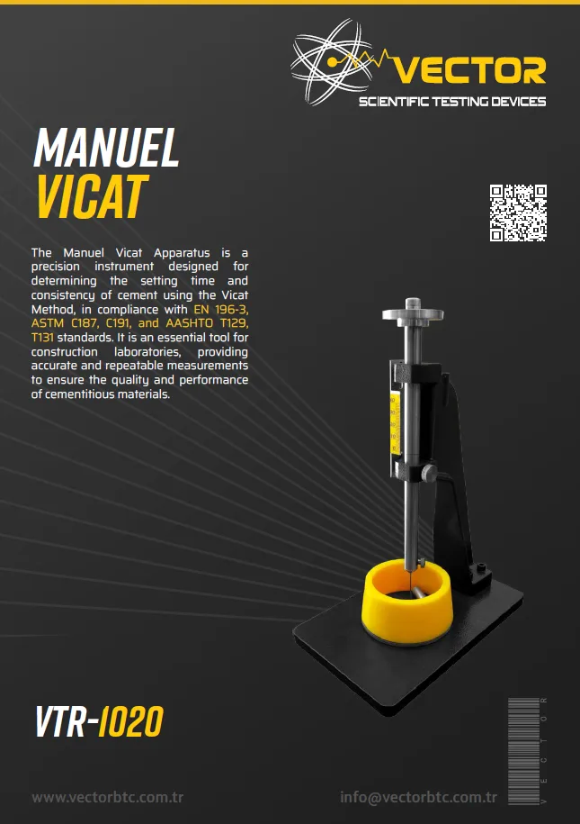 Vector VTR-1020 manuel Vicat broşür