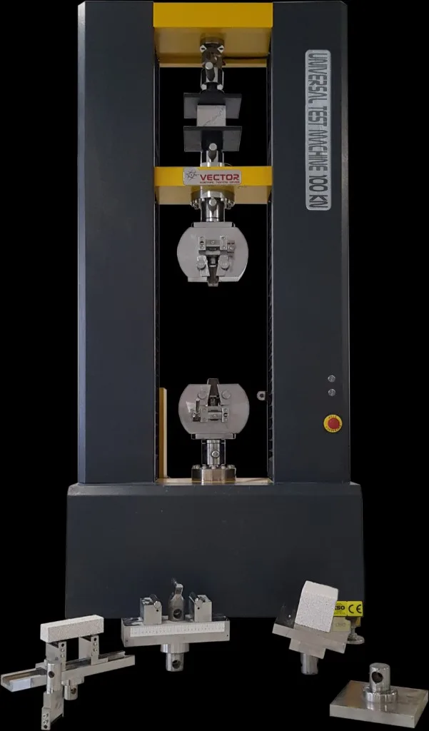 Üniversal test makinesi — 100 kN çift gövde