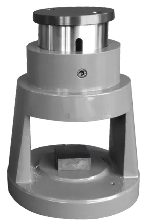 Vector VTR-1026D cement test press — safety enclosure detail