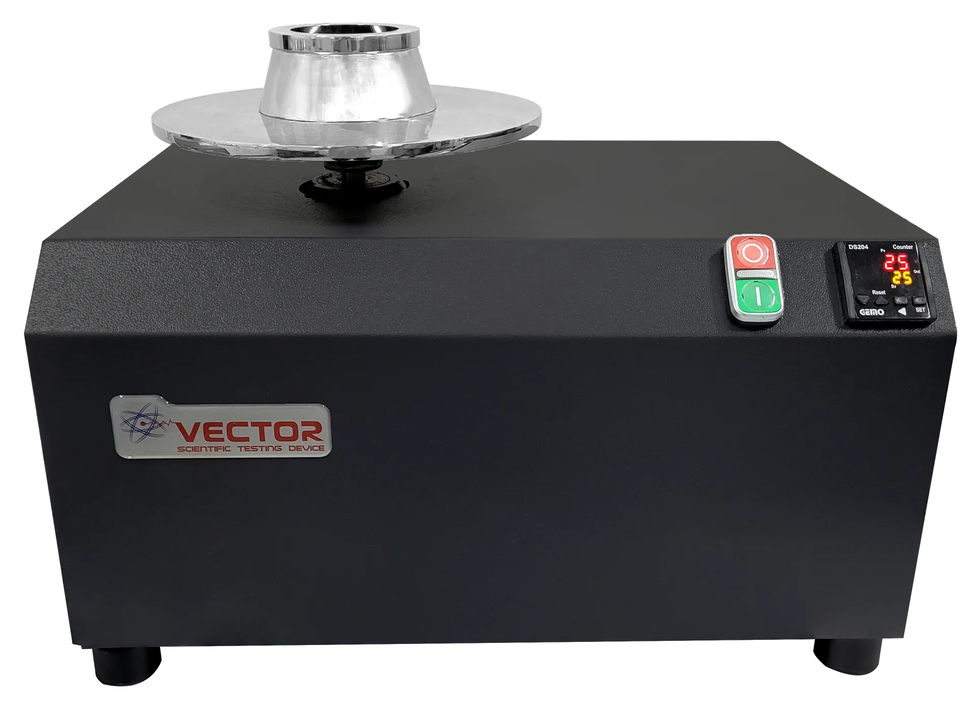 Vector VTR-1036 cement flow table — alternate front view
