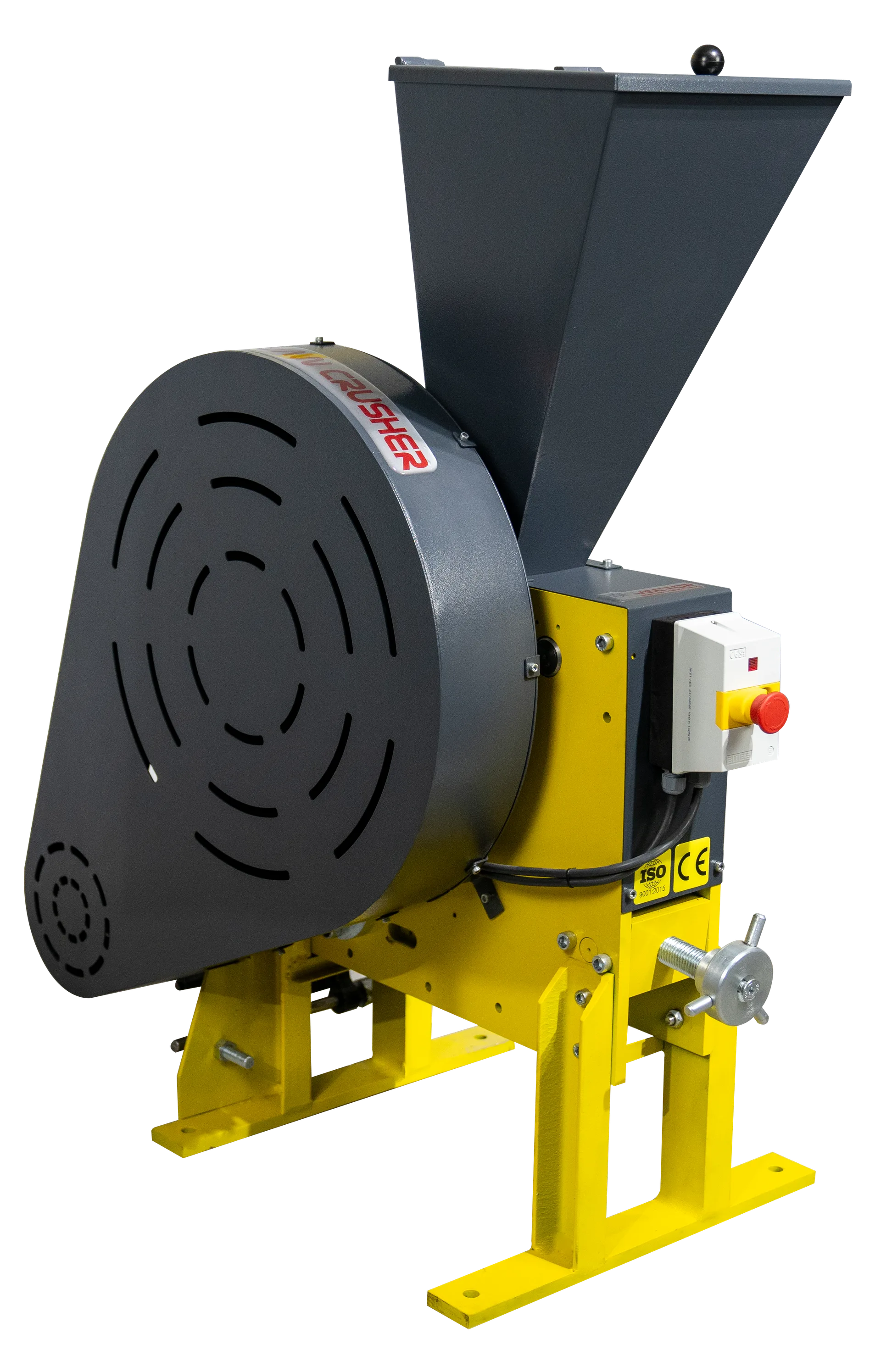Vector VTR-1011 Nysos jaw crusher — floor-standing laboratory primary crusher