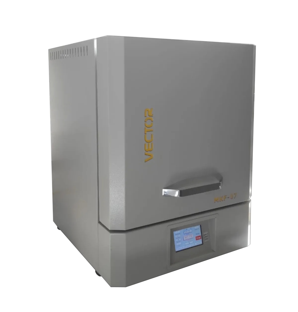 Vector VTR-13-011 muffle furnace — control panel and temperature programming