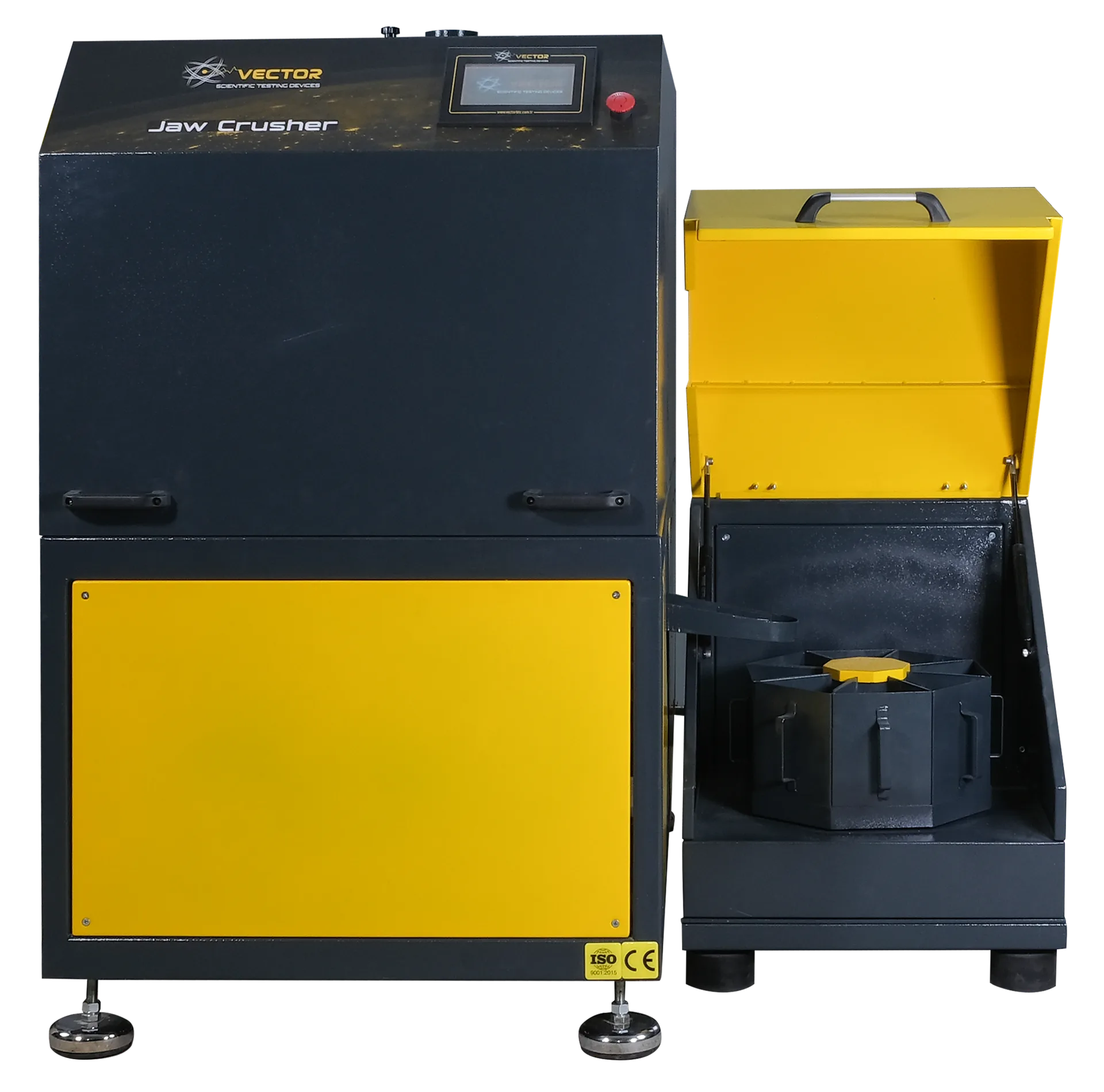 Vector Thor jaw crusher — alternate front view