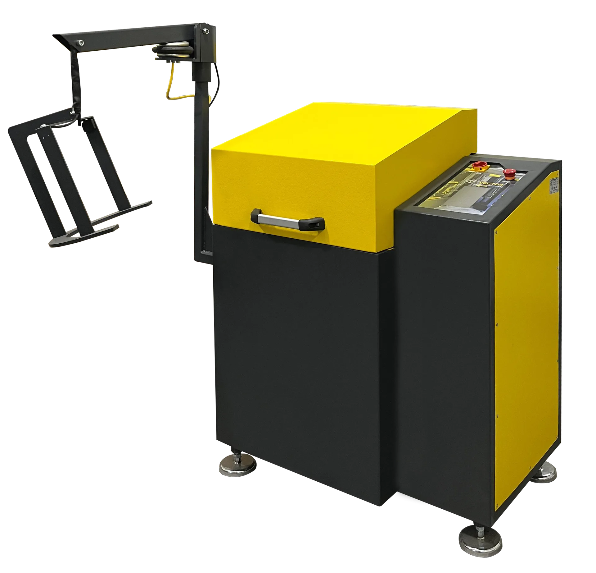 Vector VTR-1012XL Hercules XL — pneumatic cell arm and grinding chamber